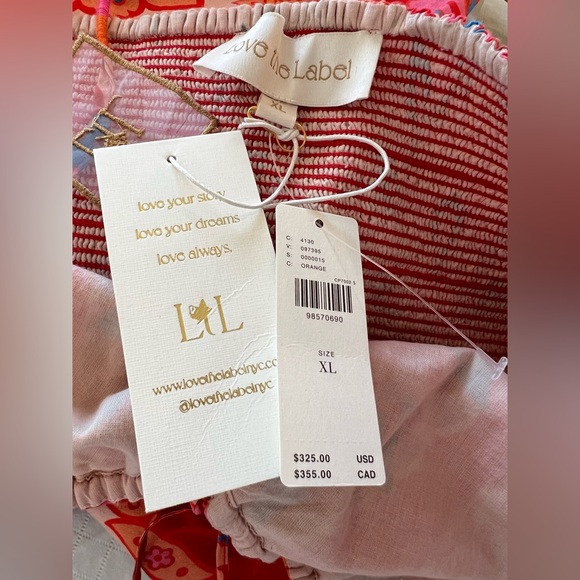 Love the Label Rita Halter A-Line Midi Dress Anthropologie NEW XL - Picture 14 of 16